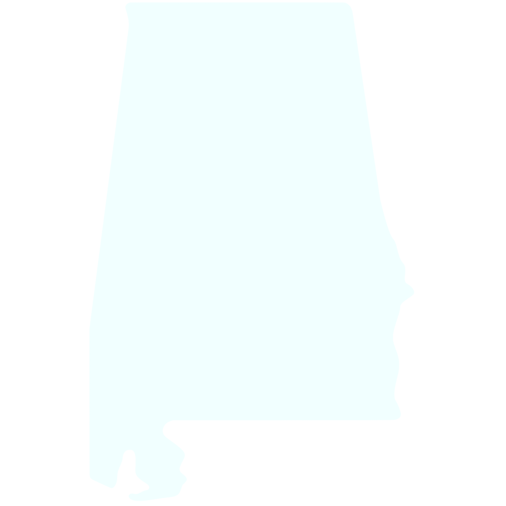 Alabama map light