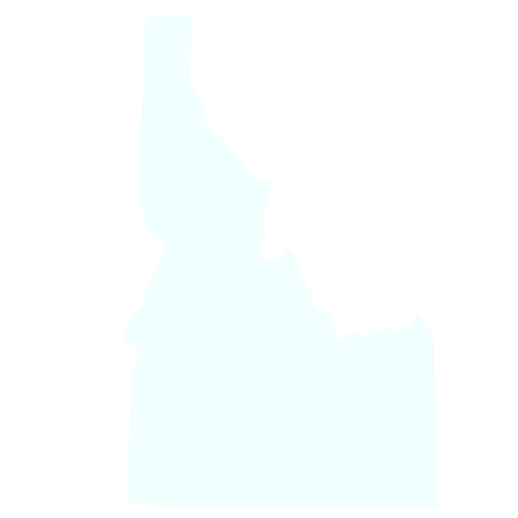 Idaho map light