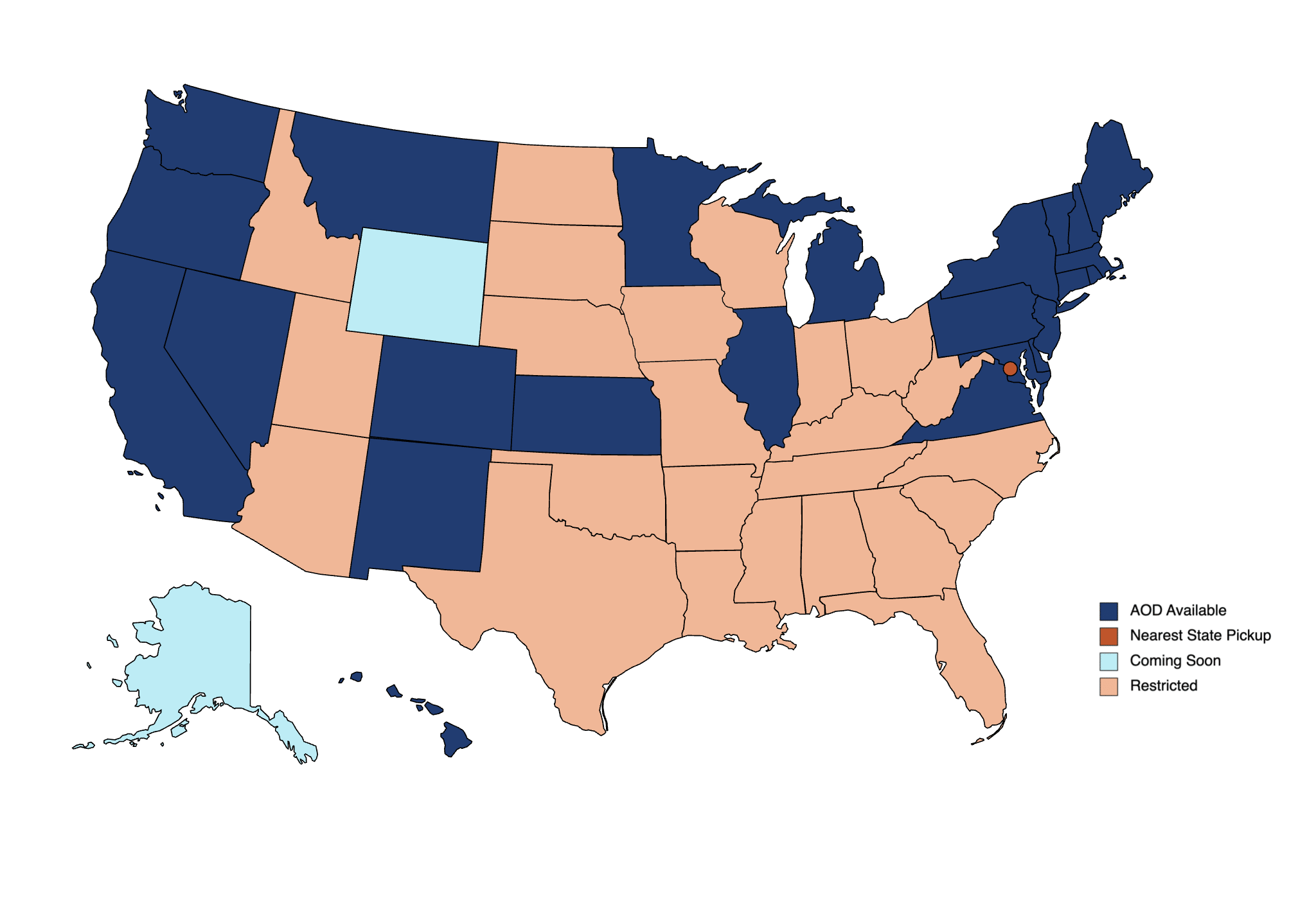 Private: November 2023 AOD Availability Map